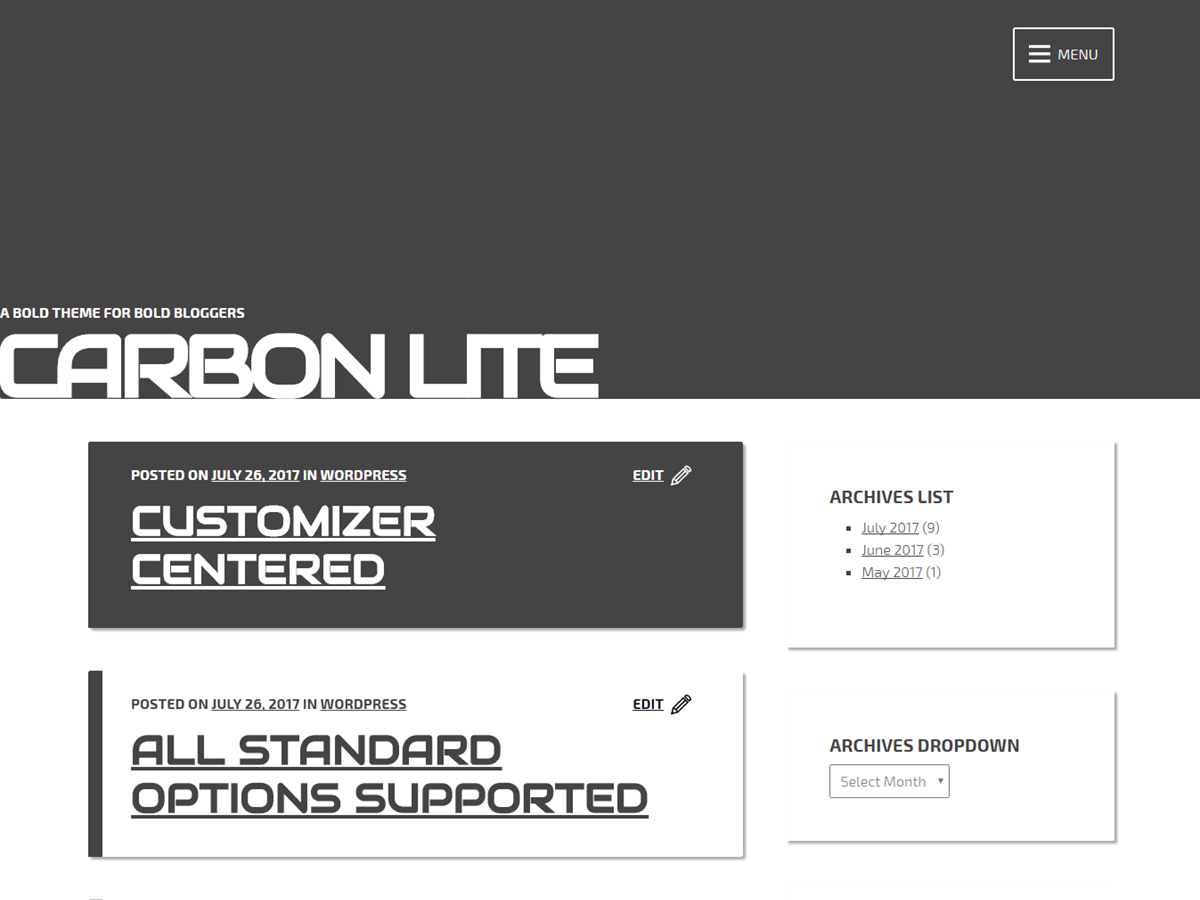 Carbon Lite主题汉化包