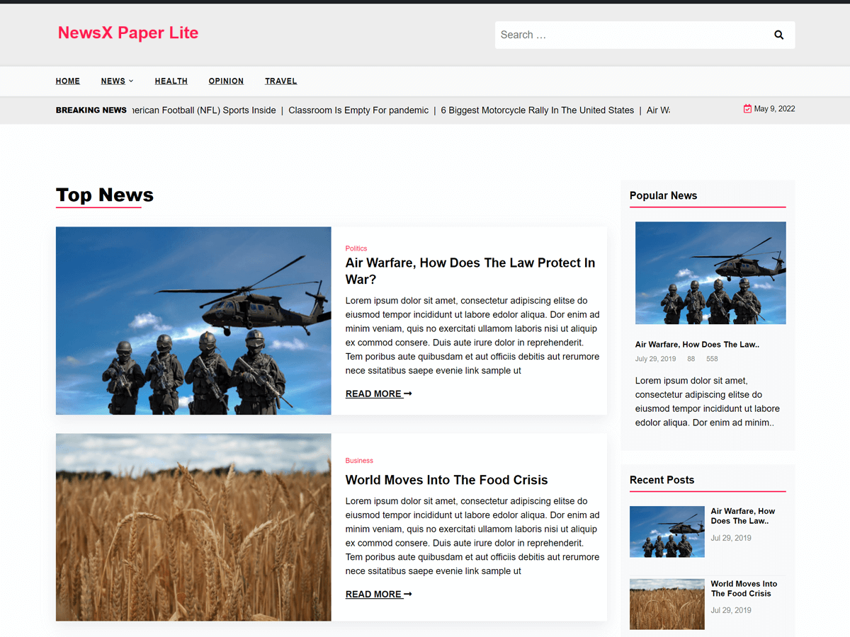 NewsX Paper Lite主题汉化包