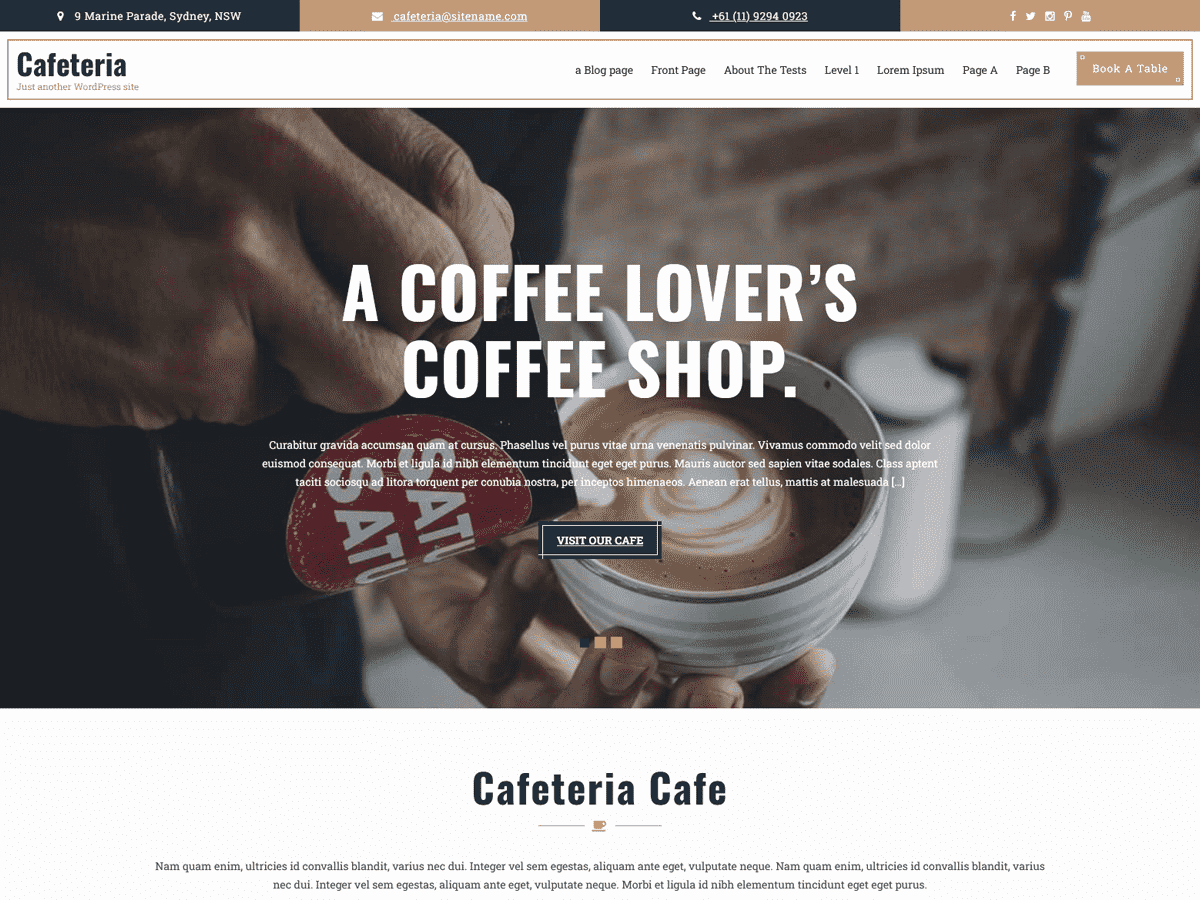 Coffee Cafeteria主题汉化包