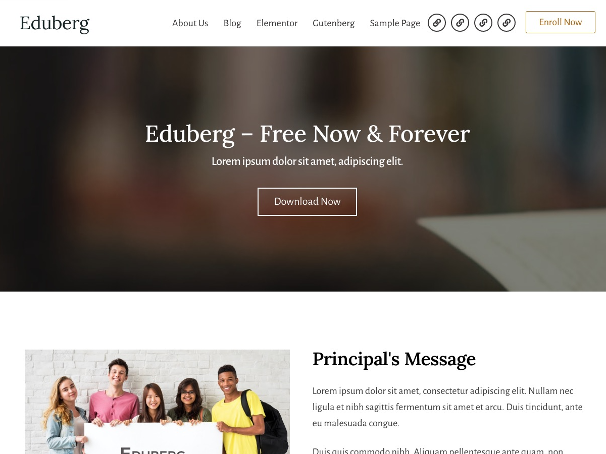 Eduberg主题汉化包