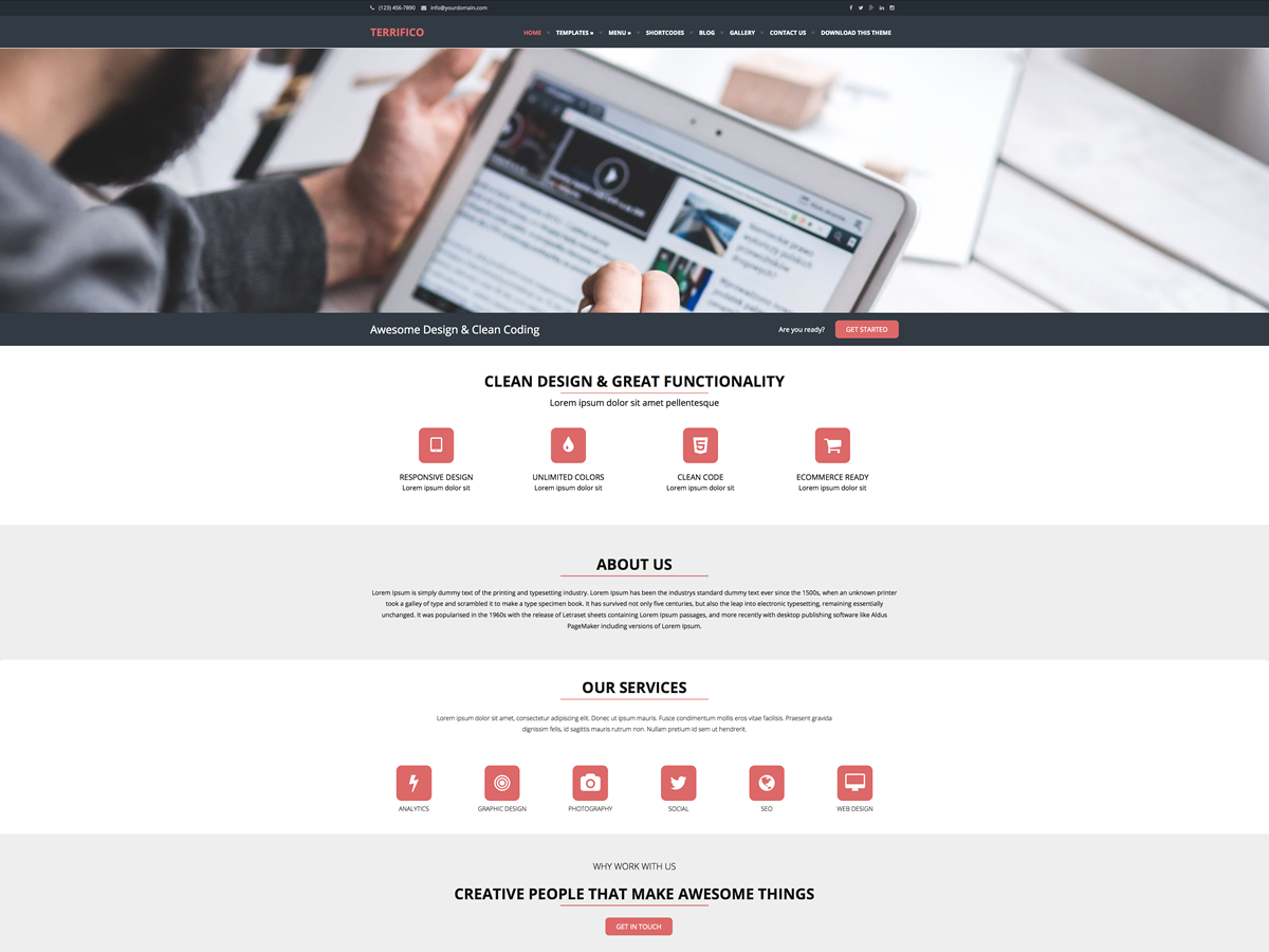 Terrifico主题汉化包