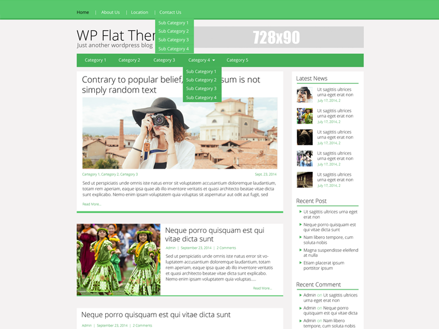 Flatly主题汉化包