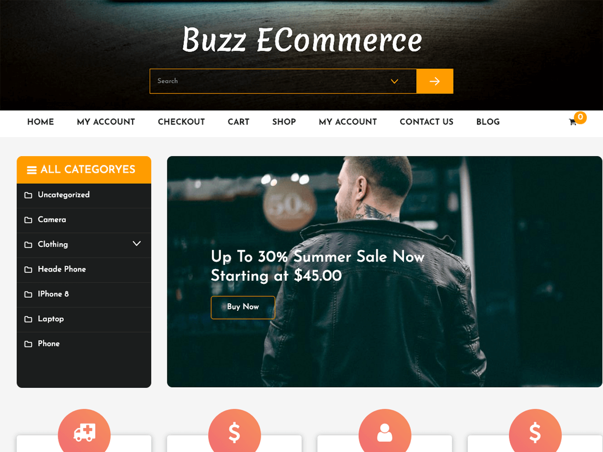 Buzz Ecommerce主题汉化包