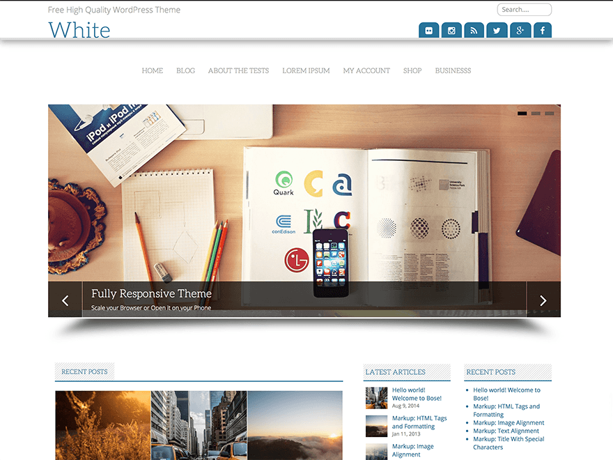 White主题汉化包