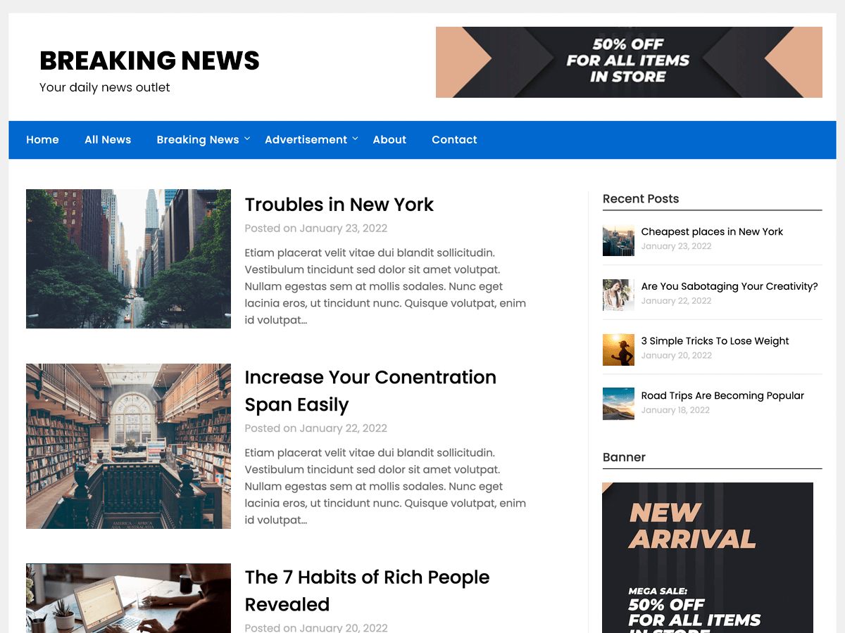 Minimalist Newspaper主题汉化包