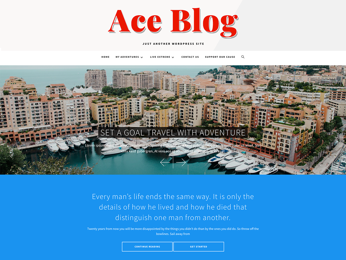 Ace Blog主题汉化包