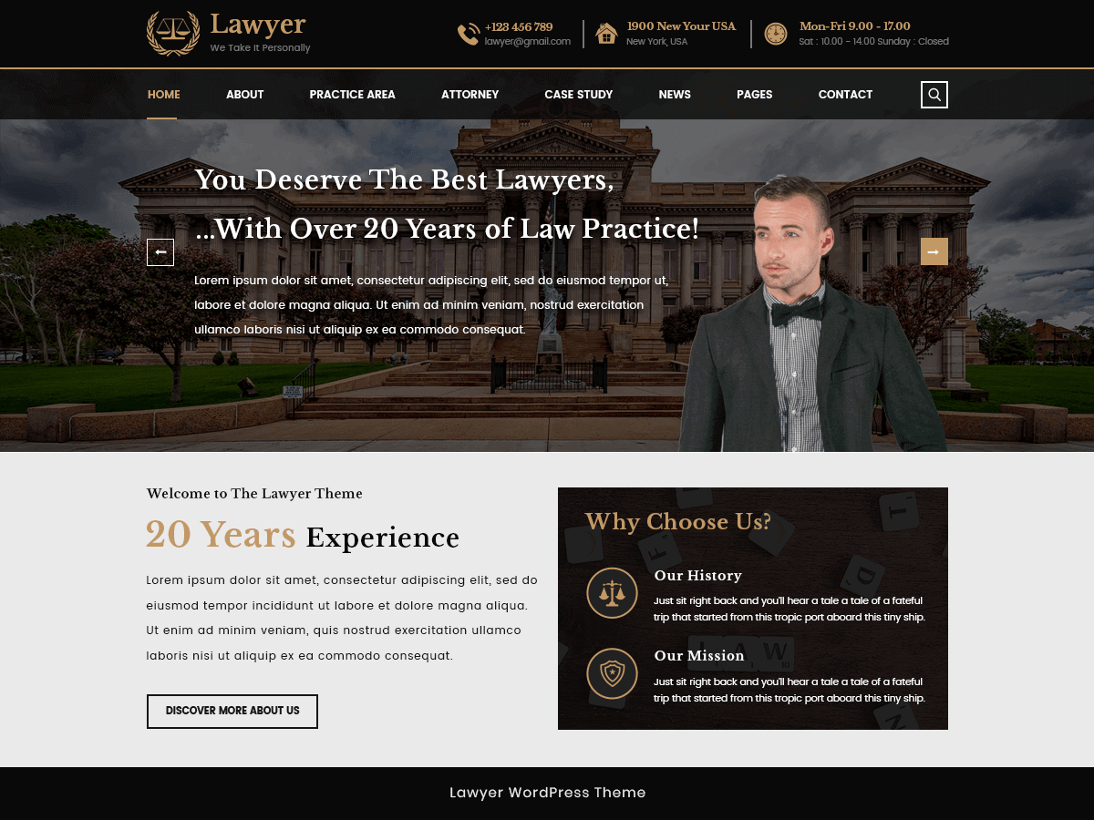 VW Lawyer Attorney主题汉化包