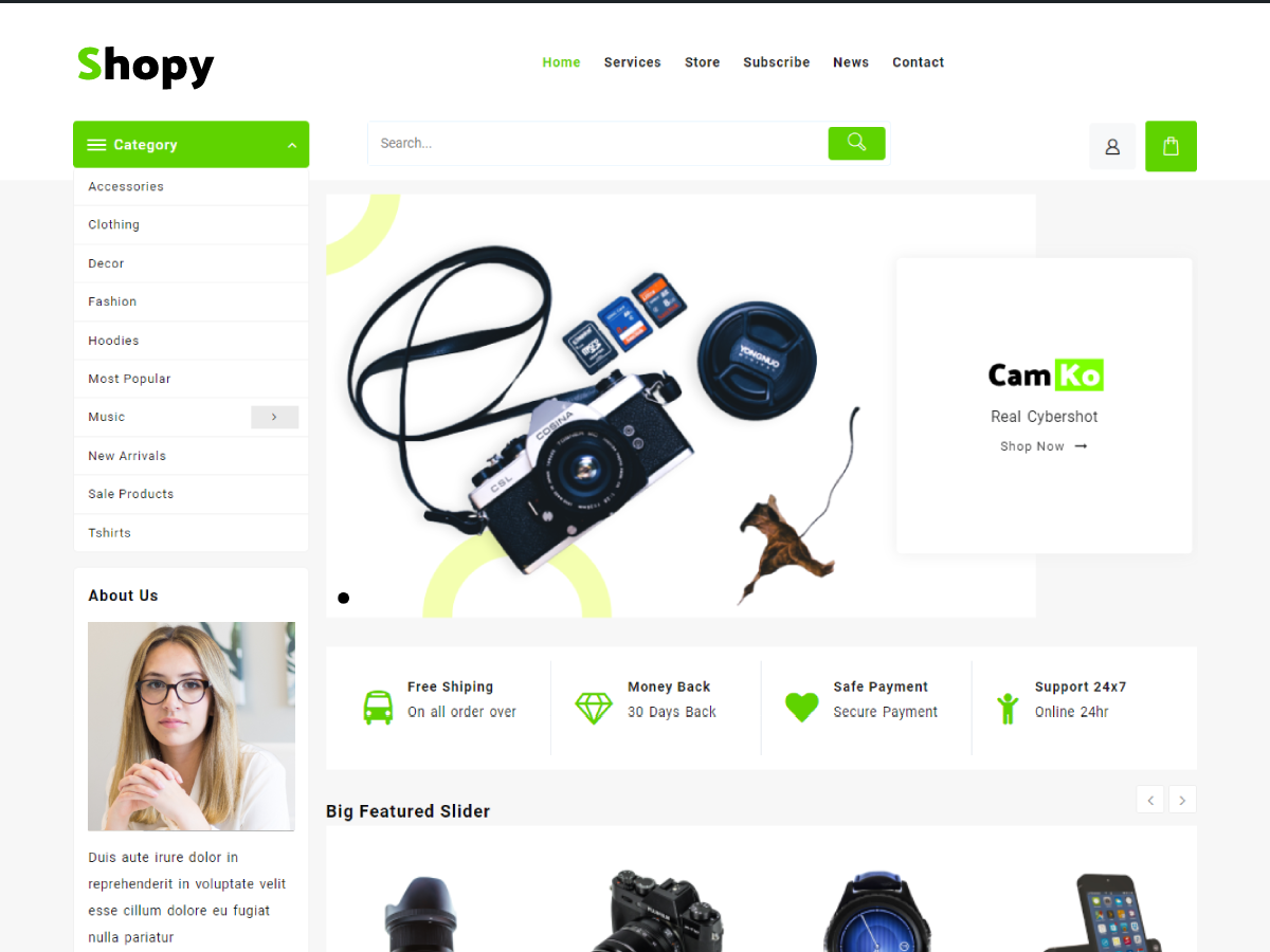 Shopys主题汉化包