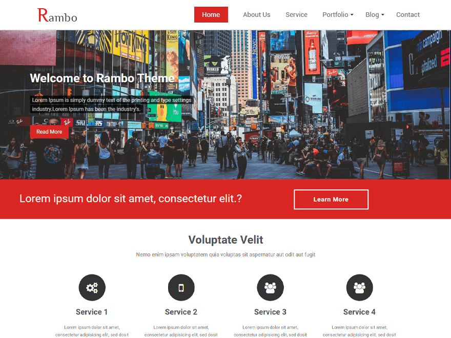 Rambo主题汉化包