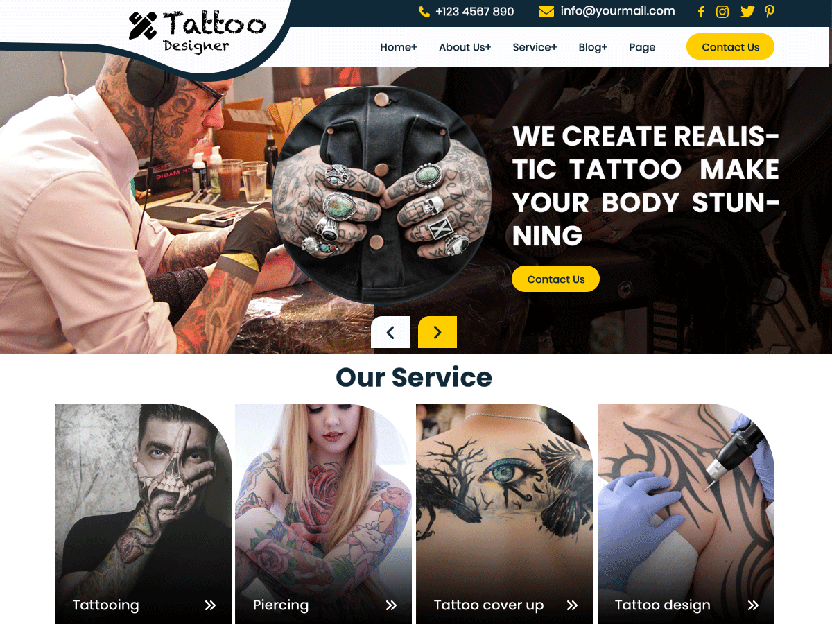 Tattoo Designer主题汉化包