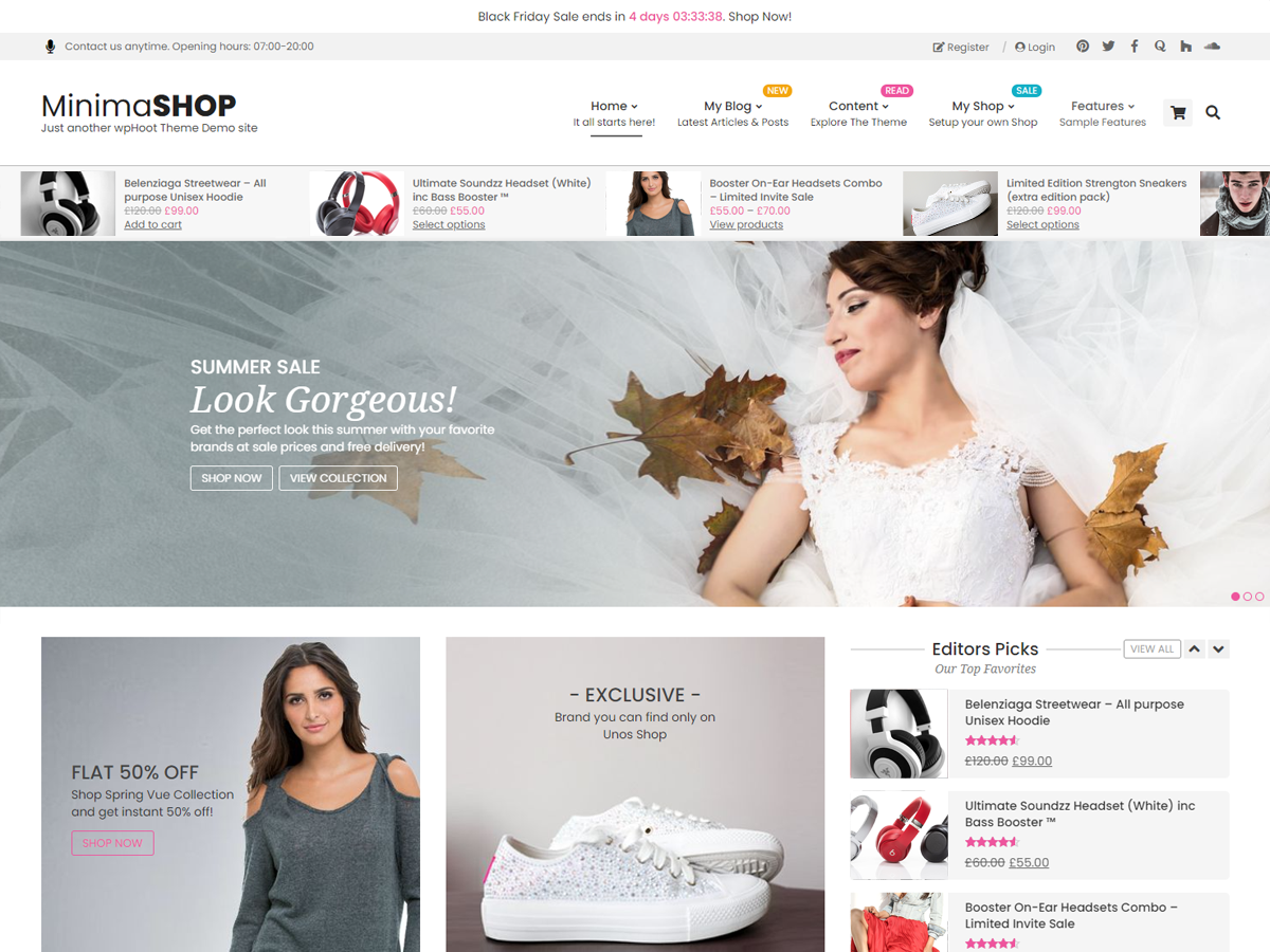 Unos Minima Shop主题汉化包