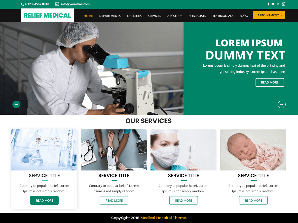 Relief Medical Hospital主题汉化包