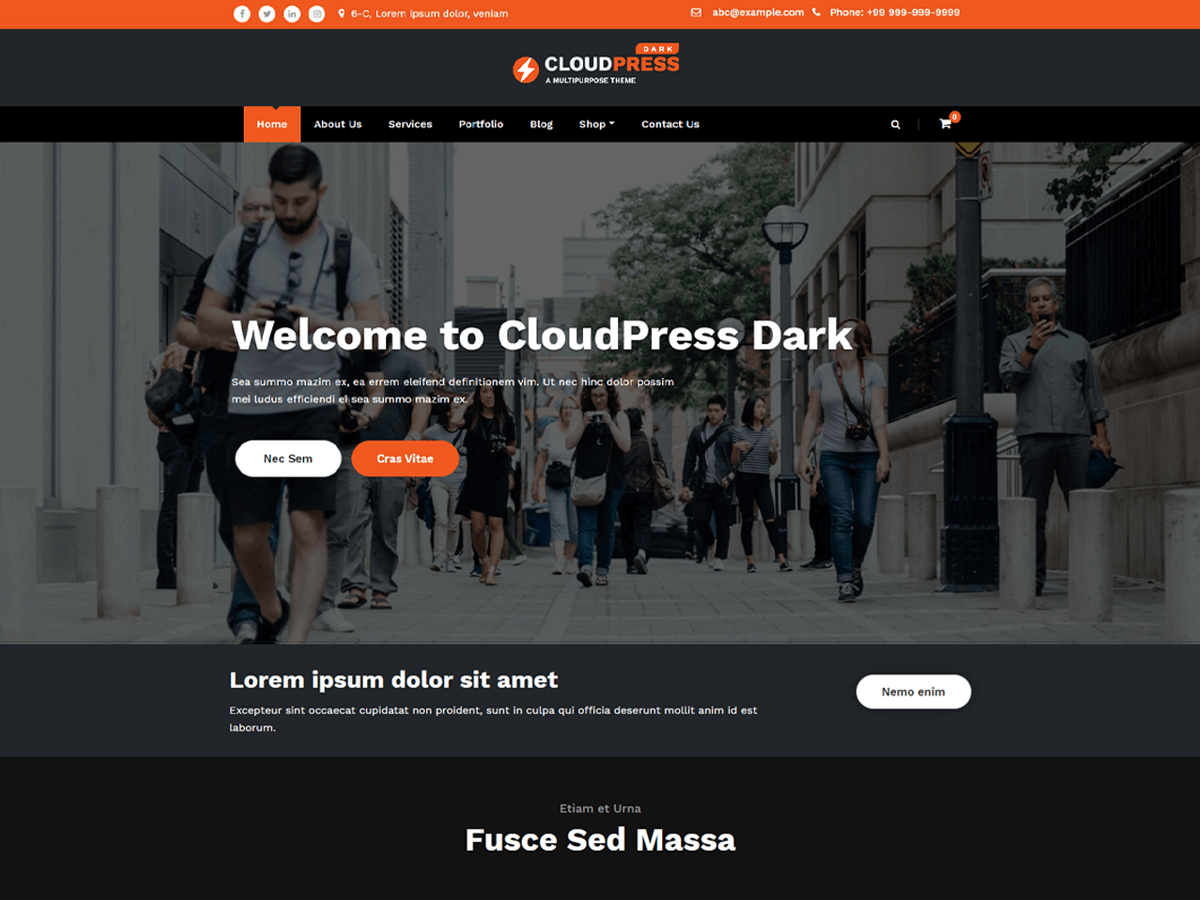 CloudPress Dark主题汉化包