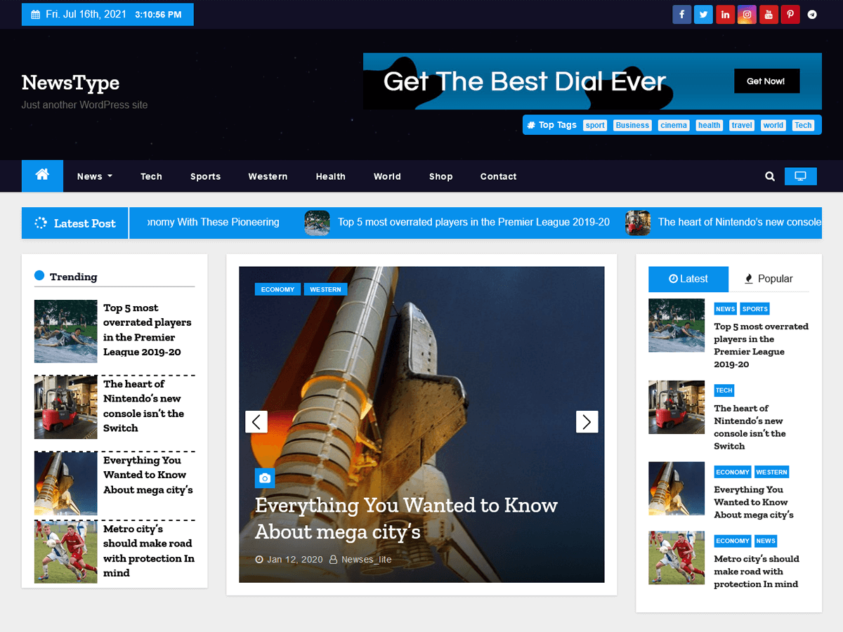 Newstype主题汉化包