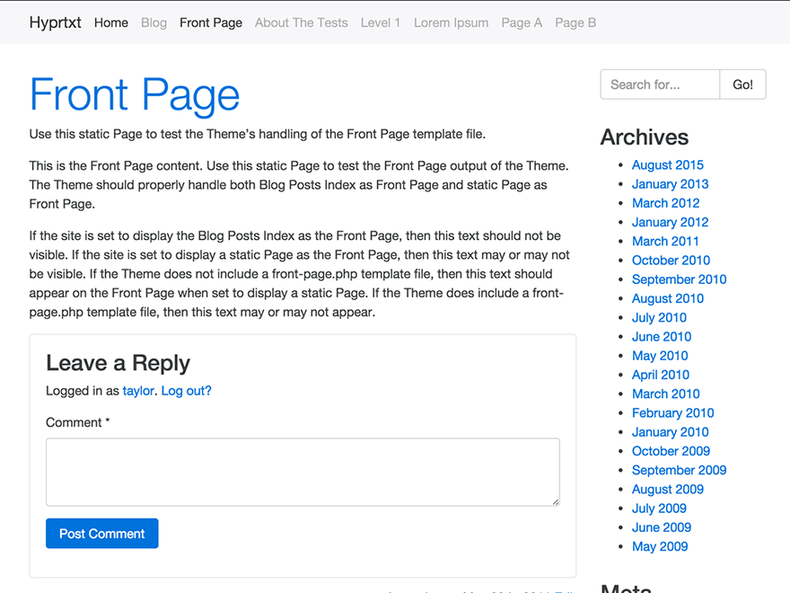 Bootstrap Four主题汉化包