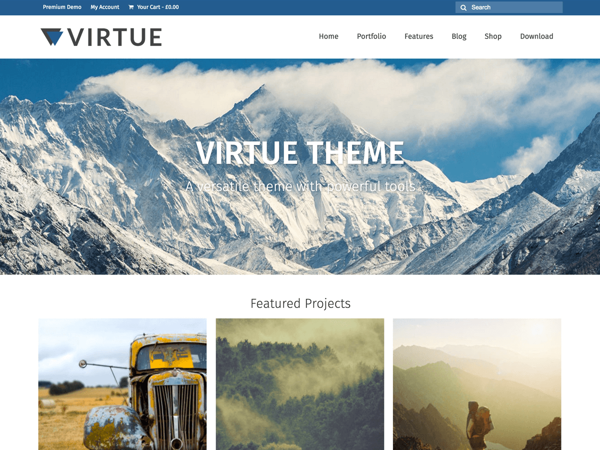 Virtue主题汉化包