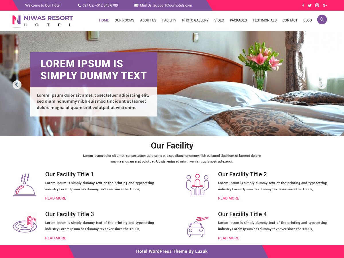 Niwas Resort Hotel主题汉化包