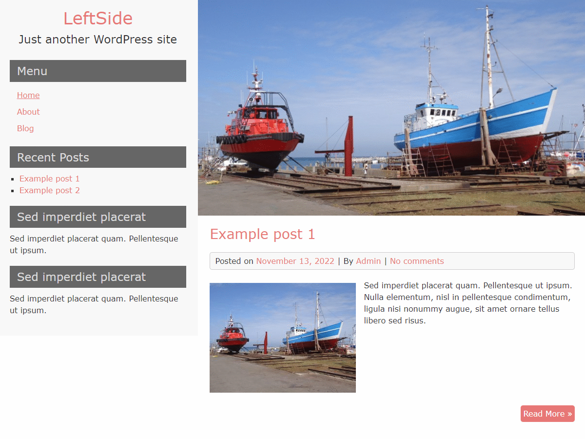 LeftSide主题汉化包