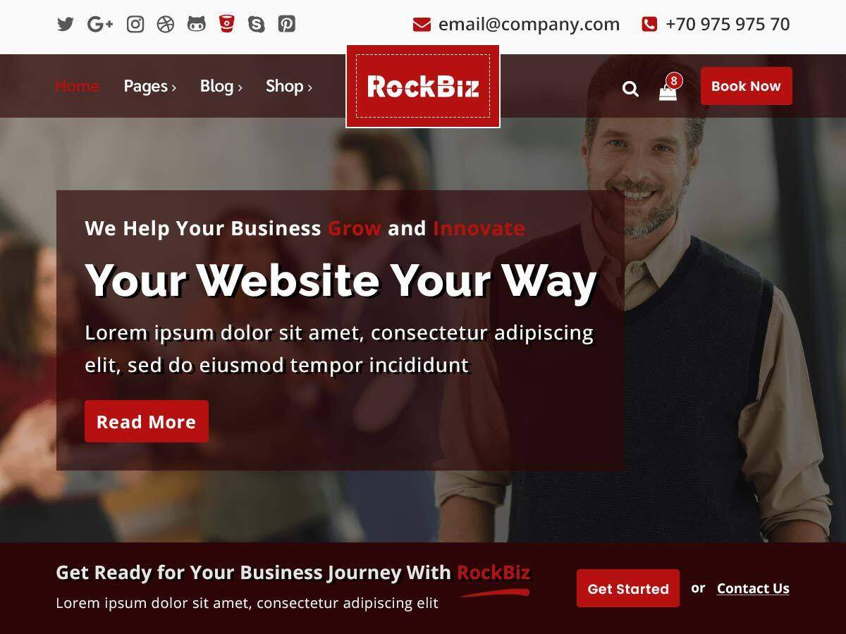 RockBiz主题汉化包