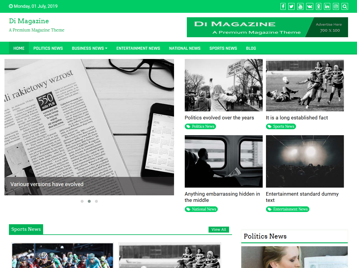 Magazine News Plus主题汉化包