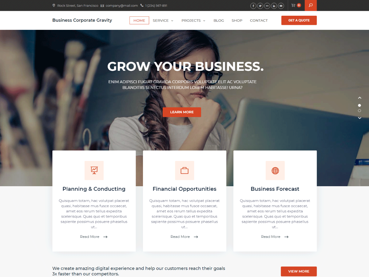 Business Corporate Gravity主题汉化包