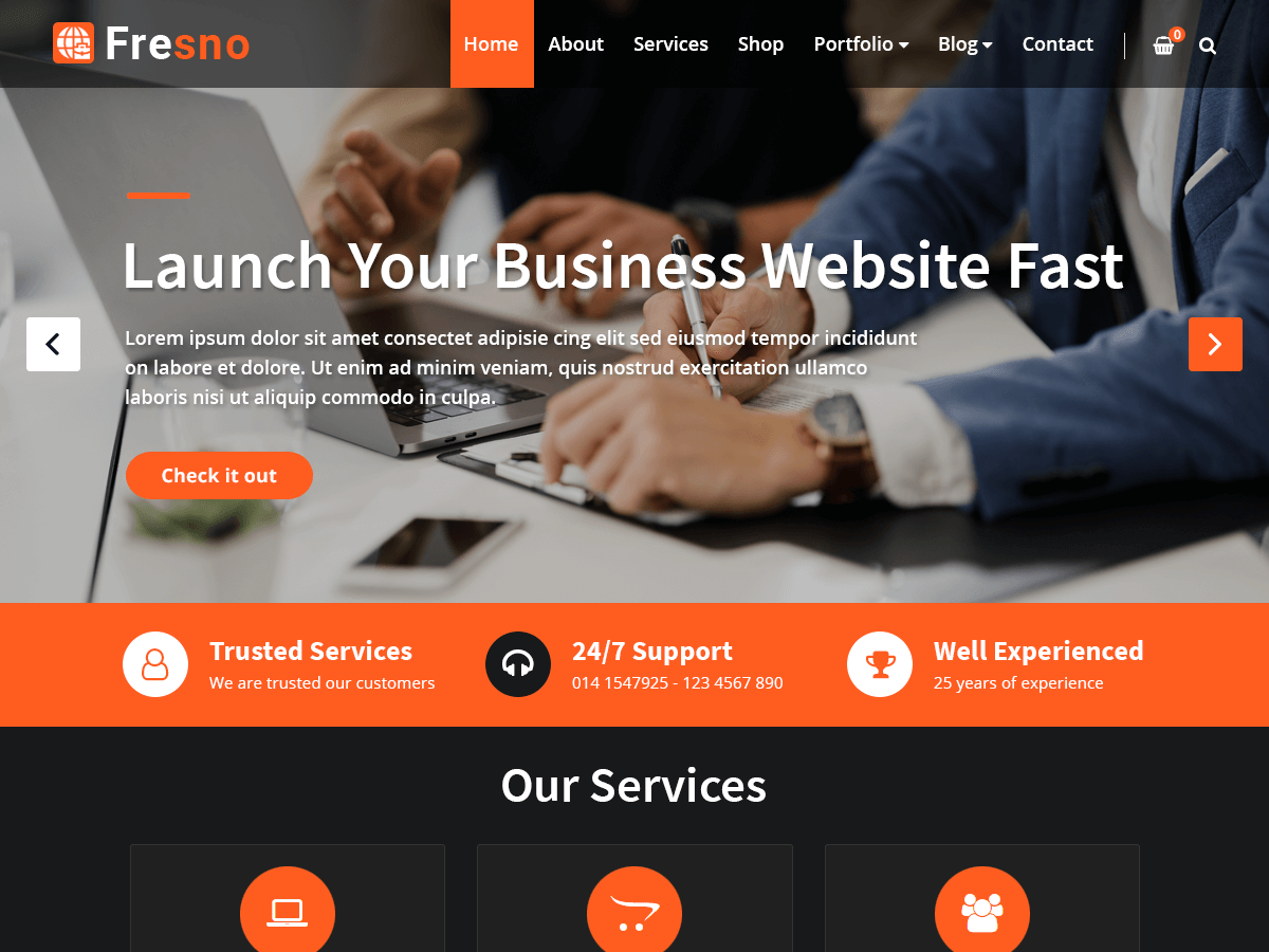 Fresno主题汉化包