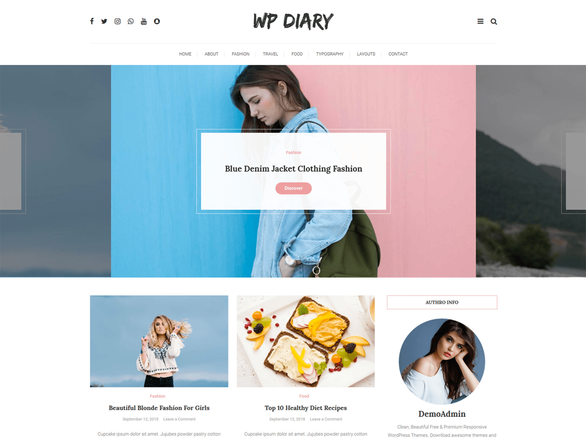 WP Diary主题汉化包