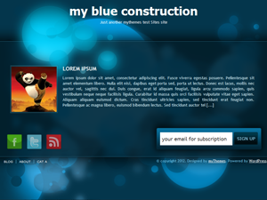 my blue construction主题汉化包
